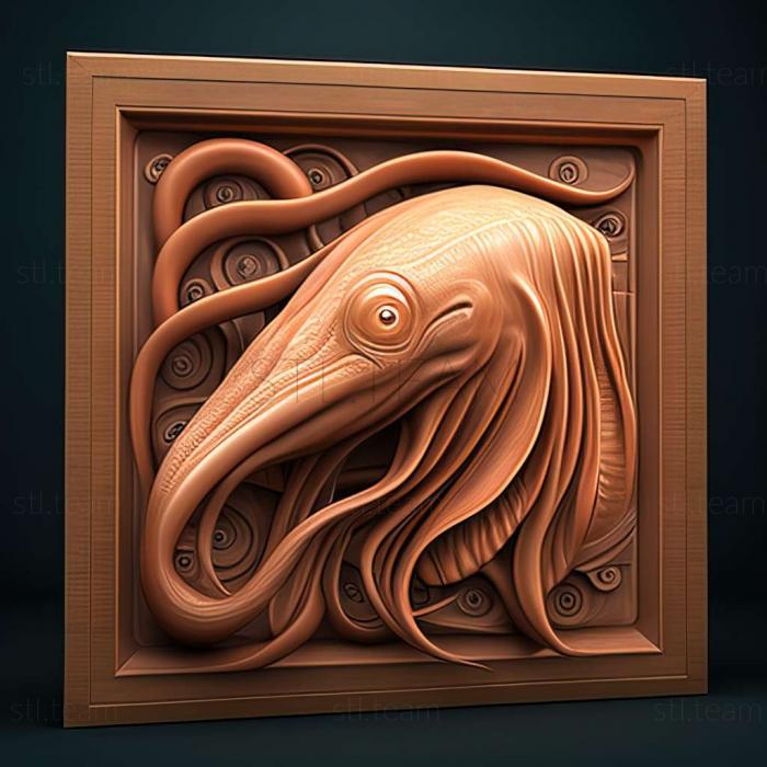 3D модель Psychroteuthis glacialis (STL)